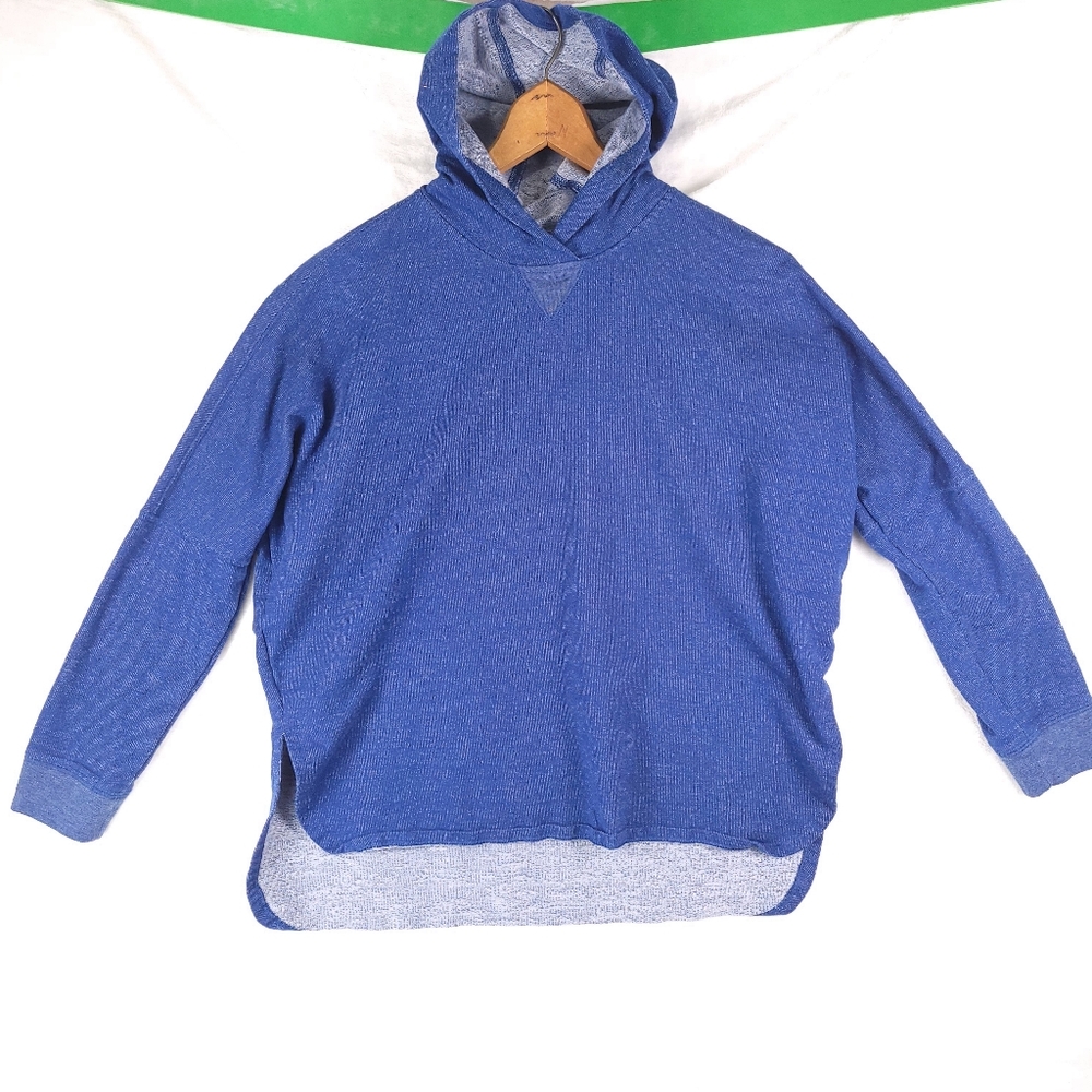 The North Face Slacker NF0A3LHJ Oversized Cotton Blend Hoodie Blue XS